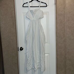 249 white linen dress